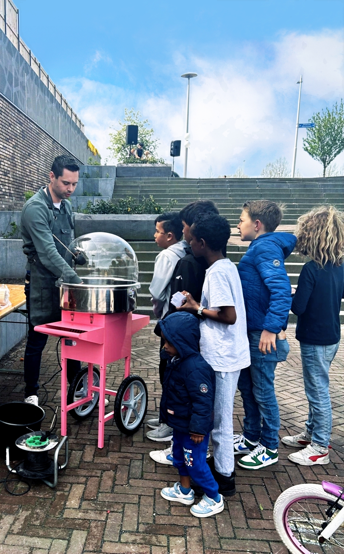 Suikerspinnen huren met personeel