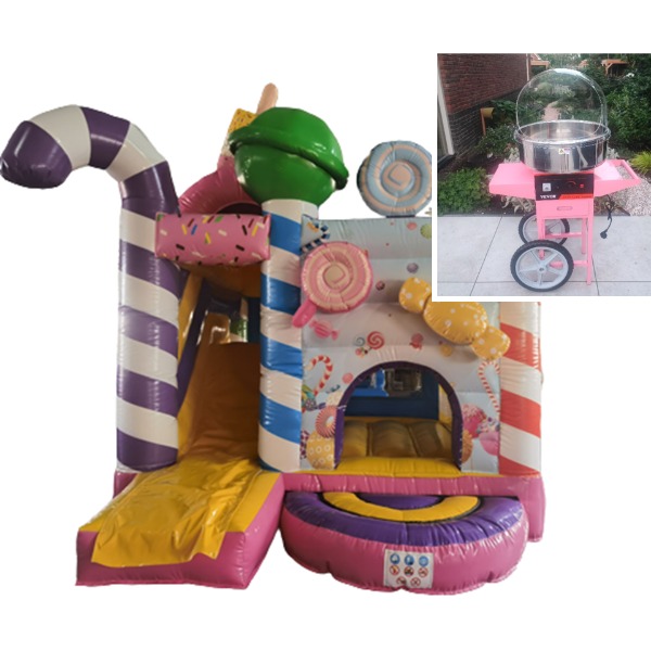 Candy springkussen huren kinderfeest Zeist