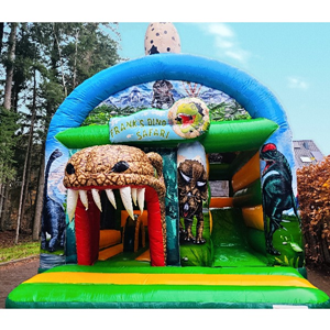 Dino springkussen huren