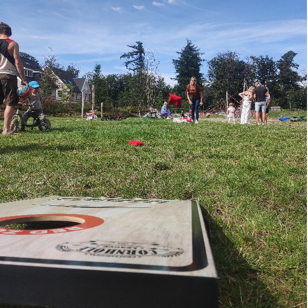 cornhole set